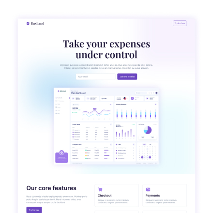 SaaS Landing Page Template