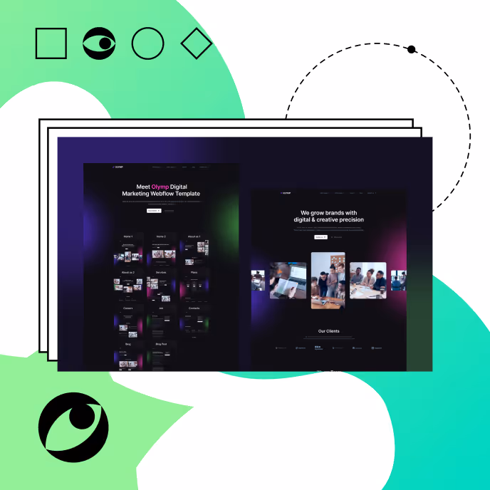 Agency Website Free Figma Template Design