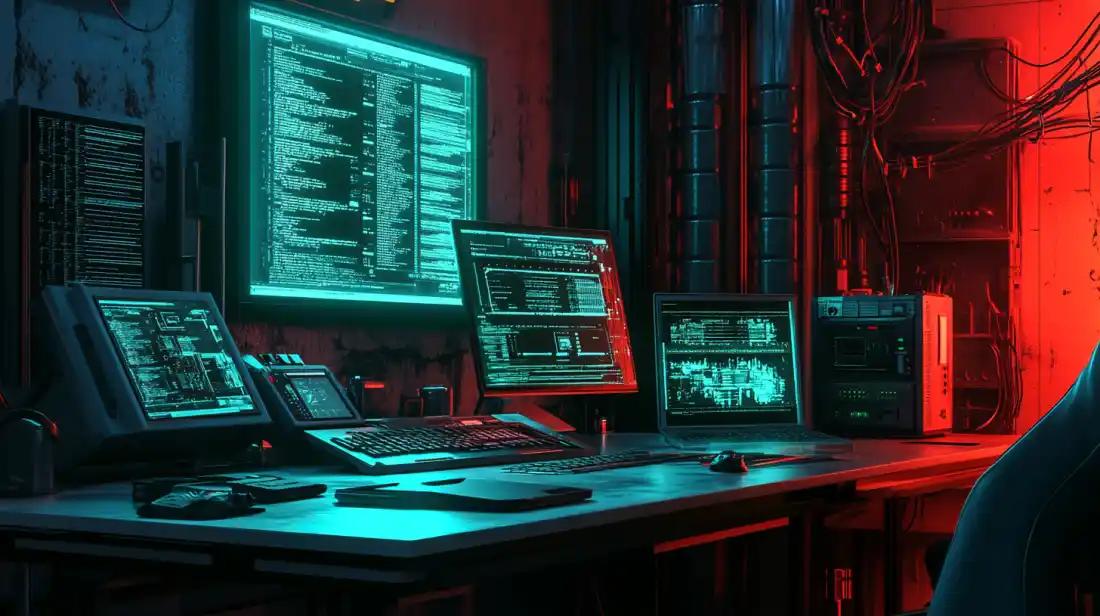 Screenshot of a cybersecurity lab showing a terminal and network configuration.