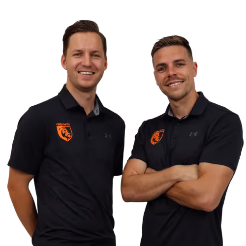 A picture of Lars & Christoph the founders of Plus31 Sports
