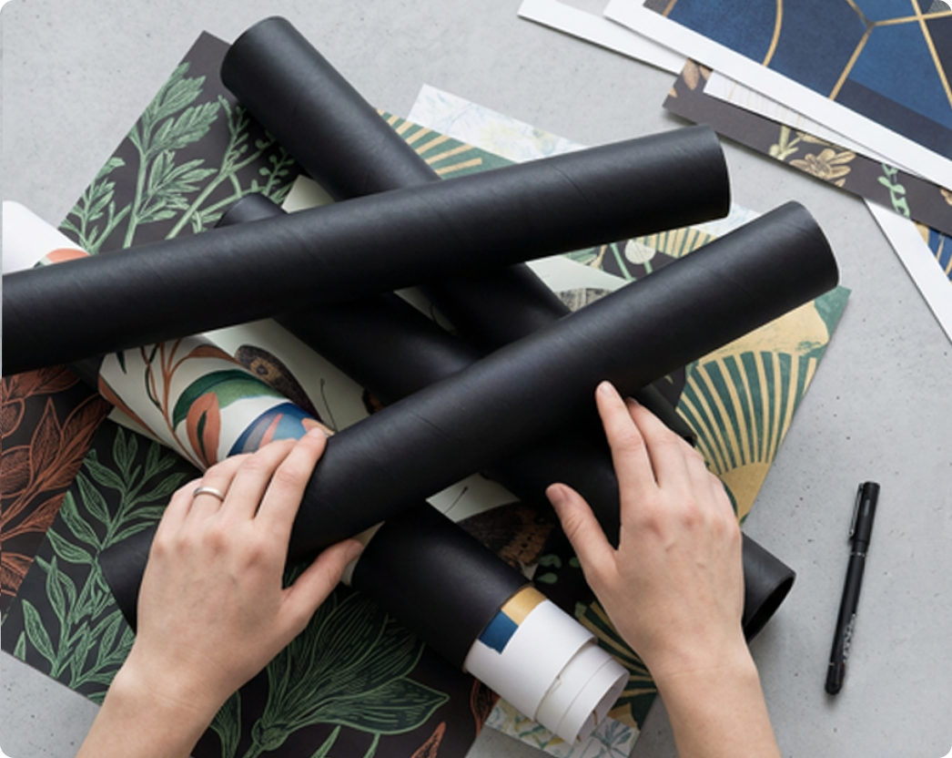 Print on demand shipping provider courier.