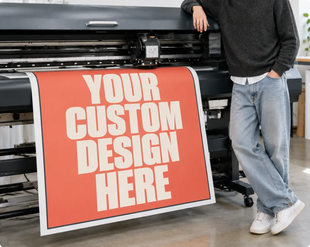 How does print on demand work with Printseekers illustration.