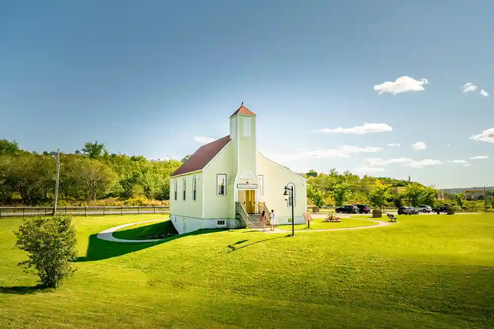 The Africville Museum as seen from a distance.