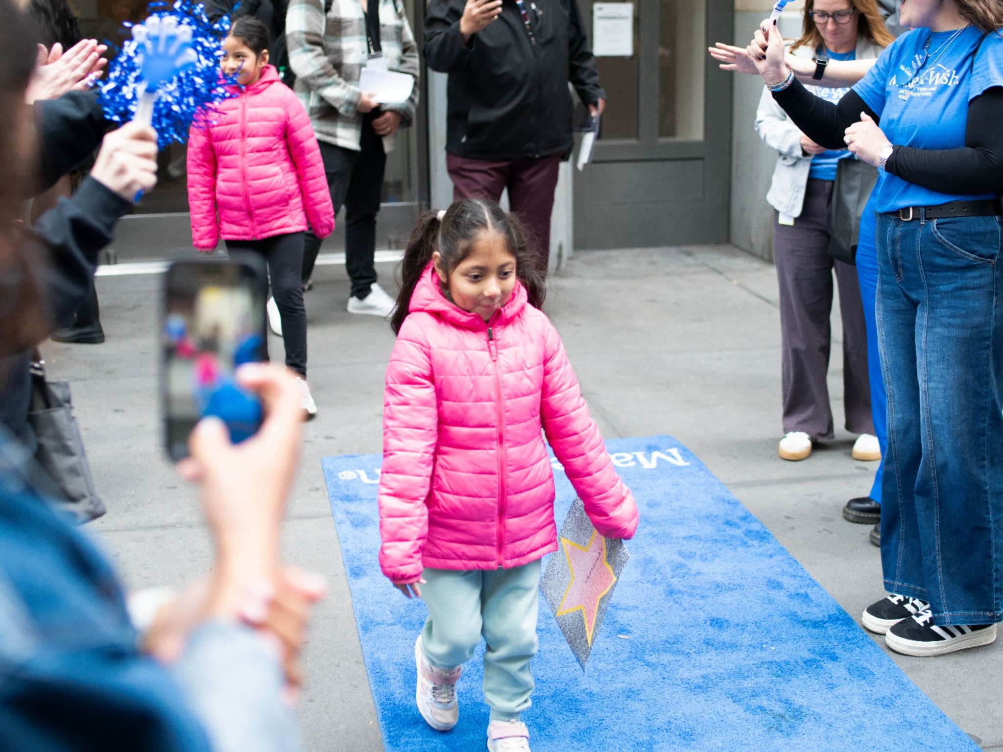 Make-A-Wish Child celebrating World Wish Day