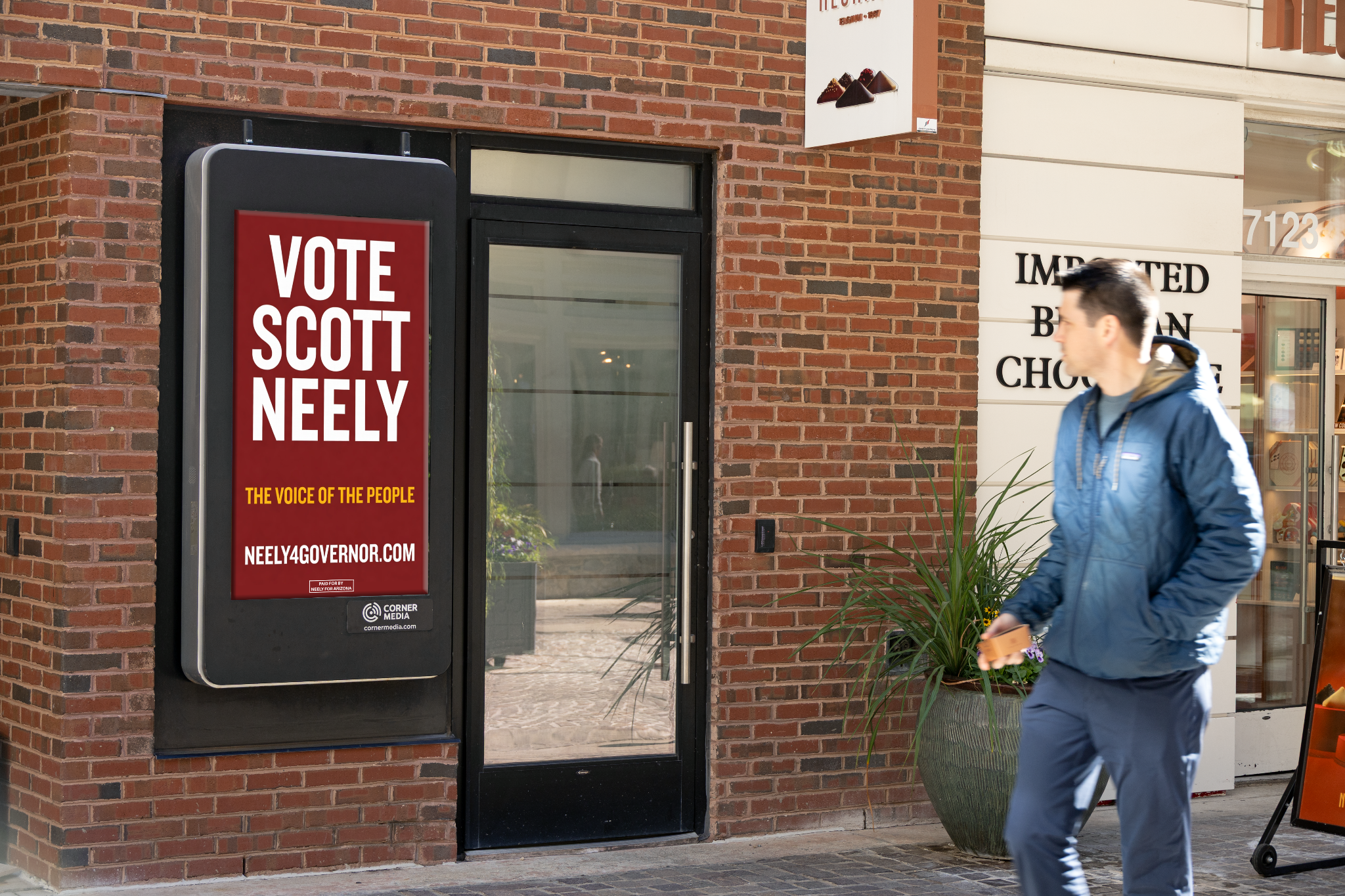 Political DOOH Advertisement Urban Panel