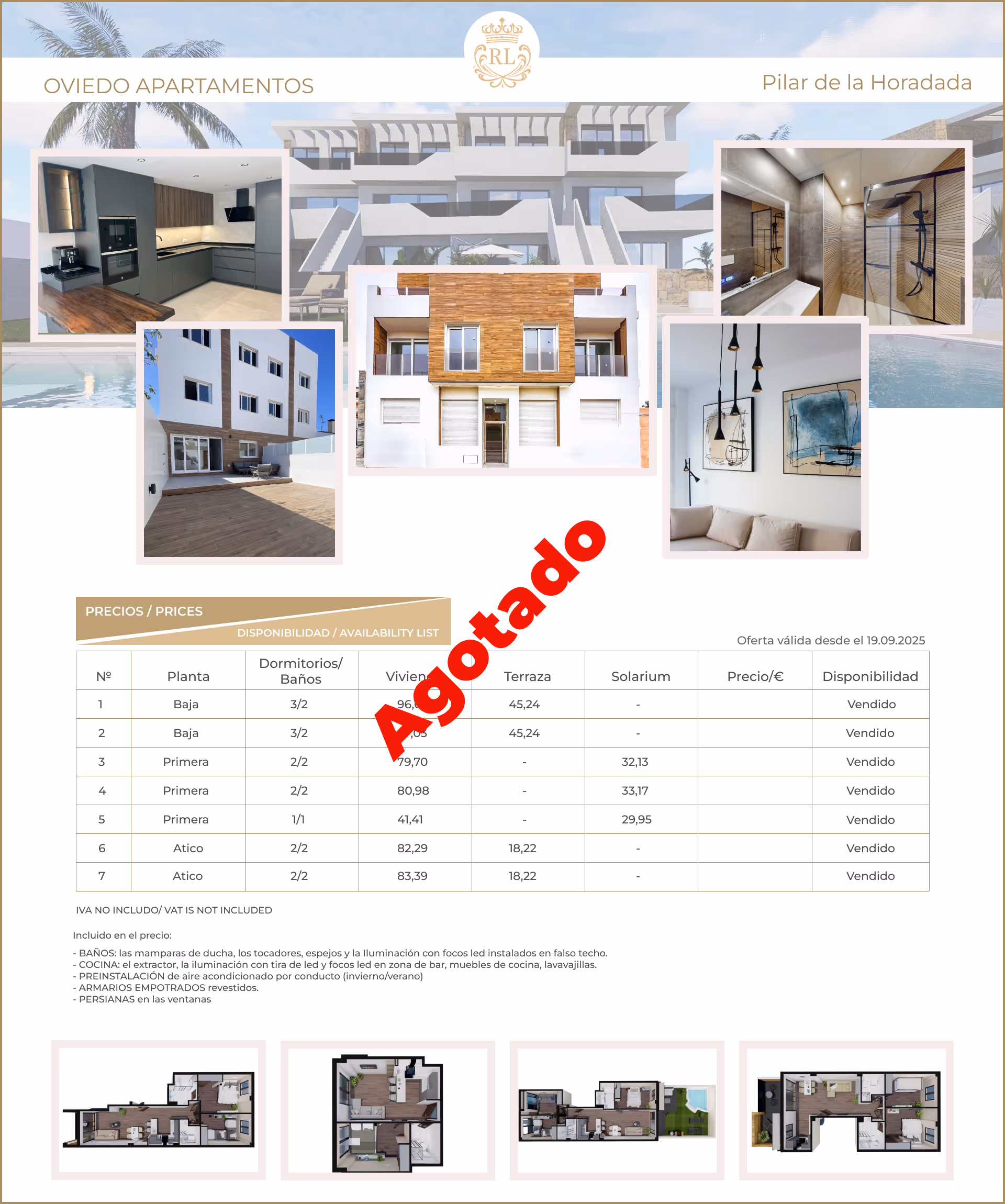 Price Oviedo Apartments in Costa Blanca