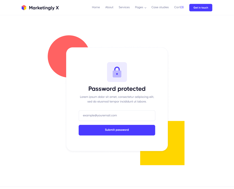 401 - Marketingly X Webflow Template