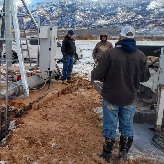 Mountainland Ag team in the field