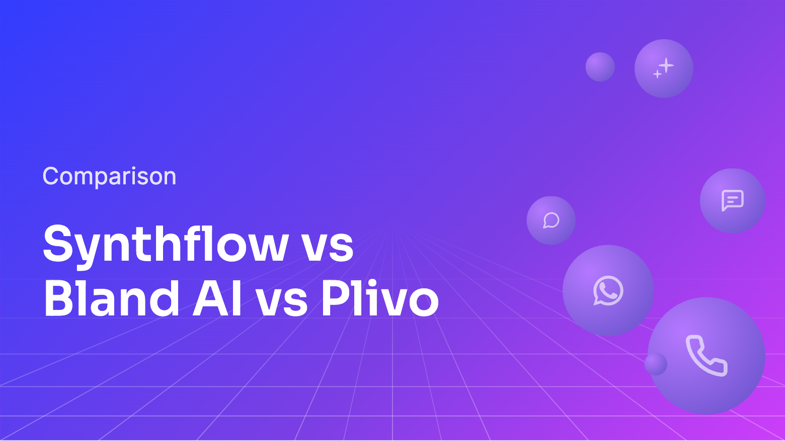 Synthflow vs Bland AI vs Plivo