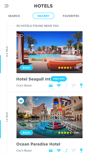 smart city app interface