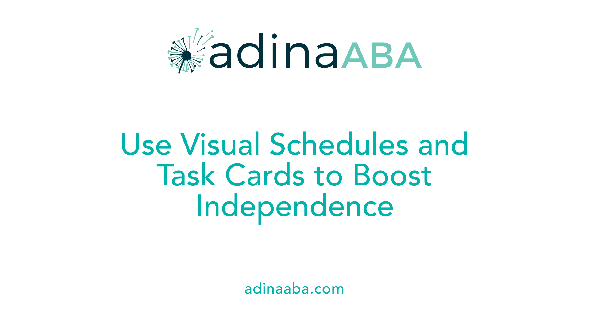Use Visual Schedules and Task Cards to Boost Independence