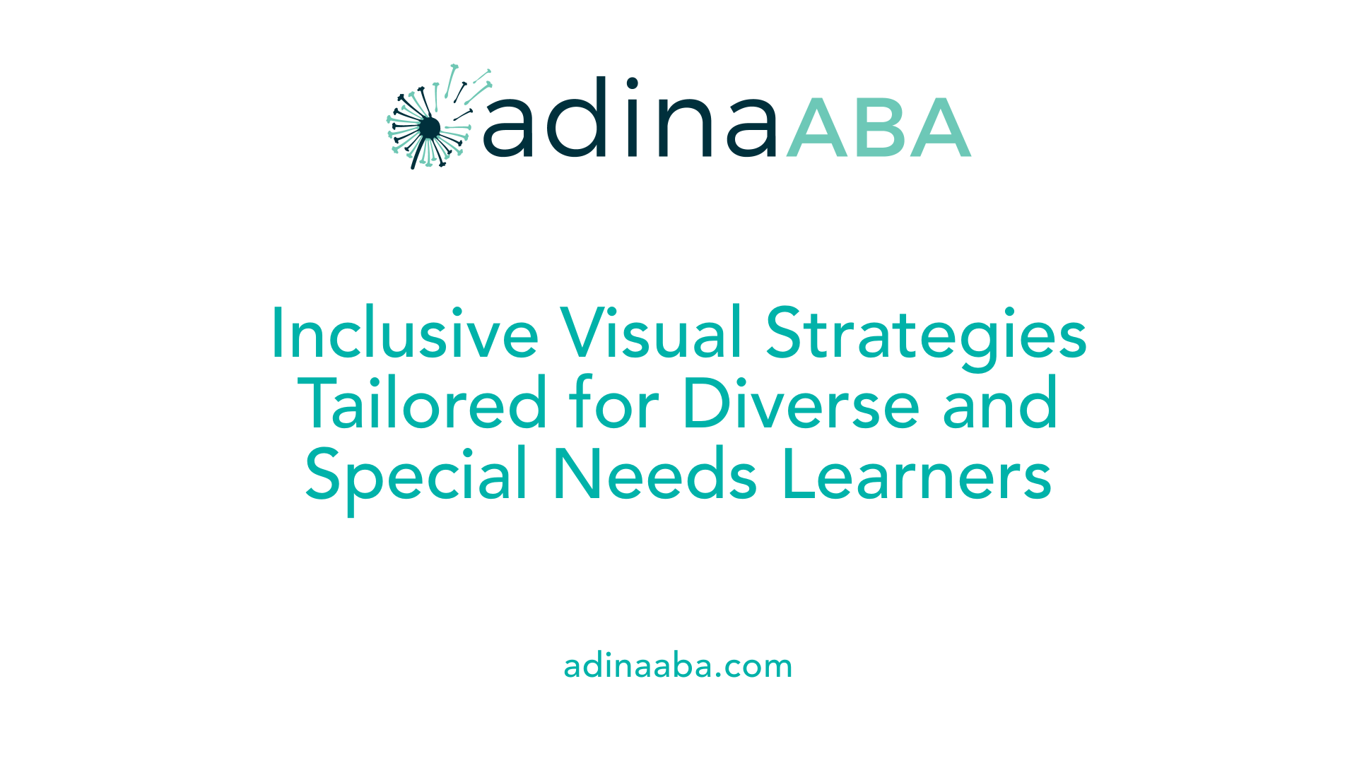 Inclusive Visual Strategies Tailored for Diverse and Special Needs Learners