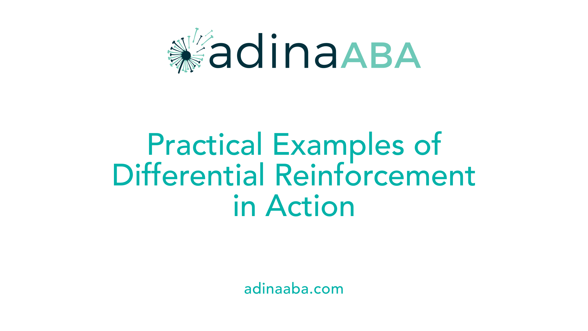 Practical Examples of Differential Reinforcement in Action