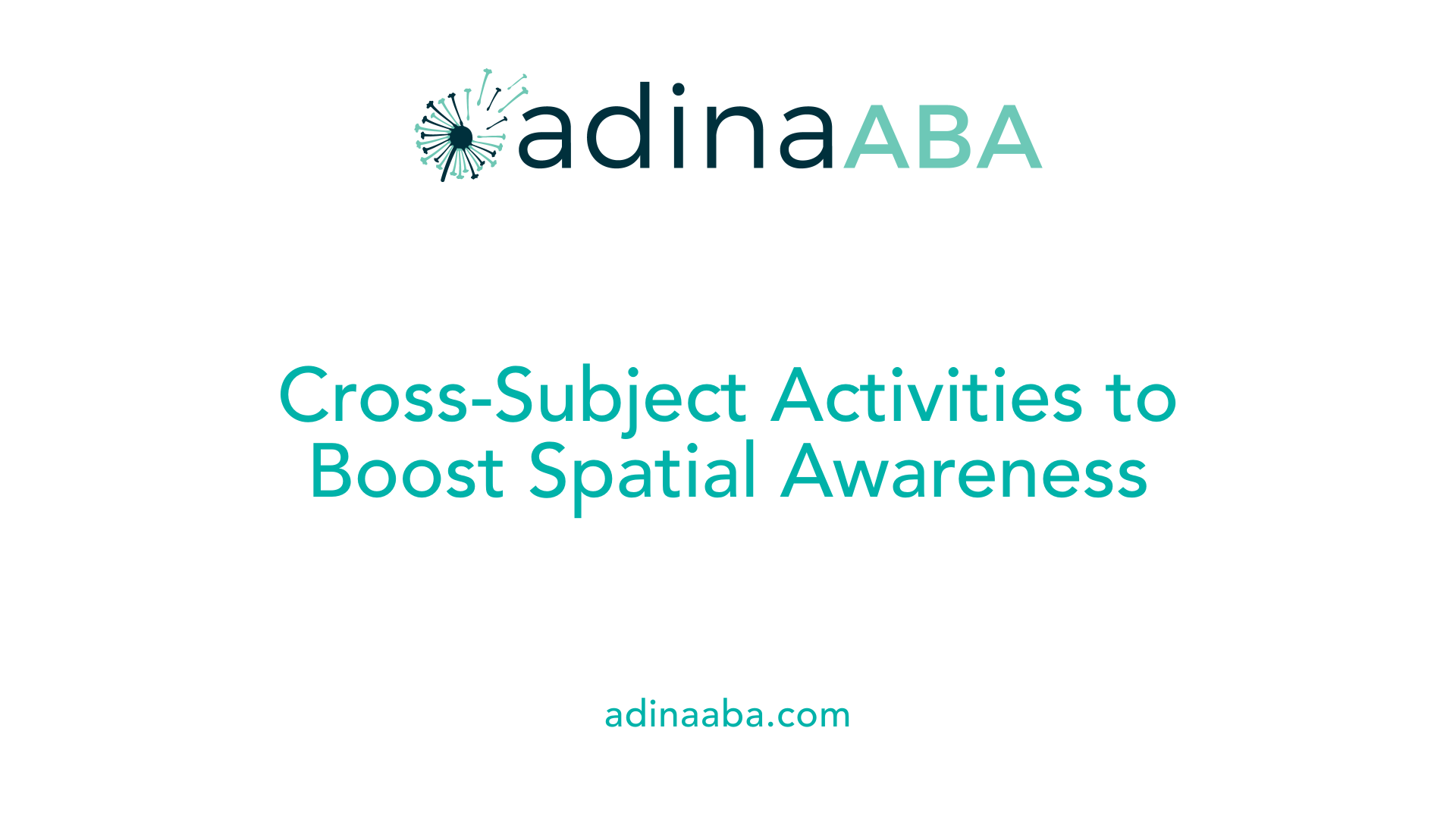Cross-Subject Activities to Boost Spatial Awareness