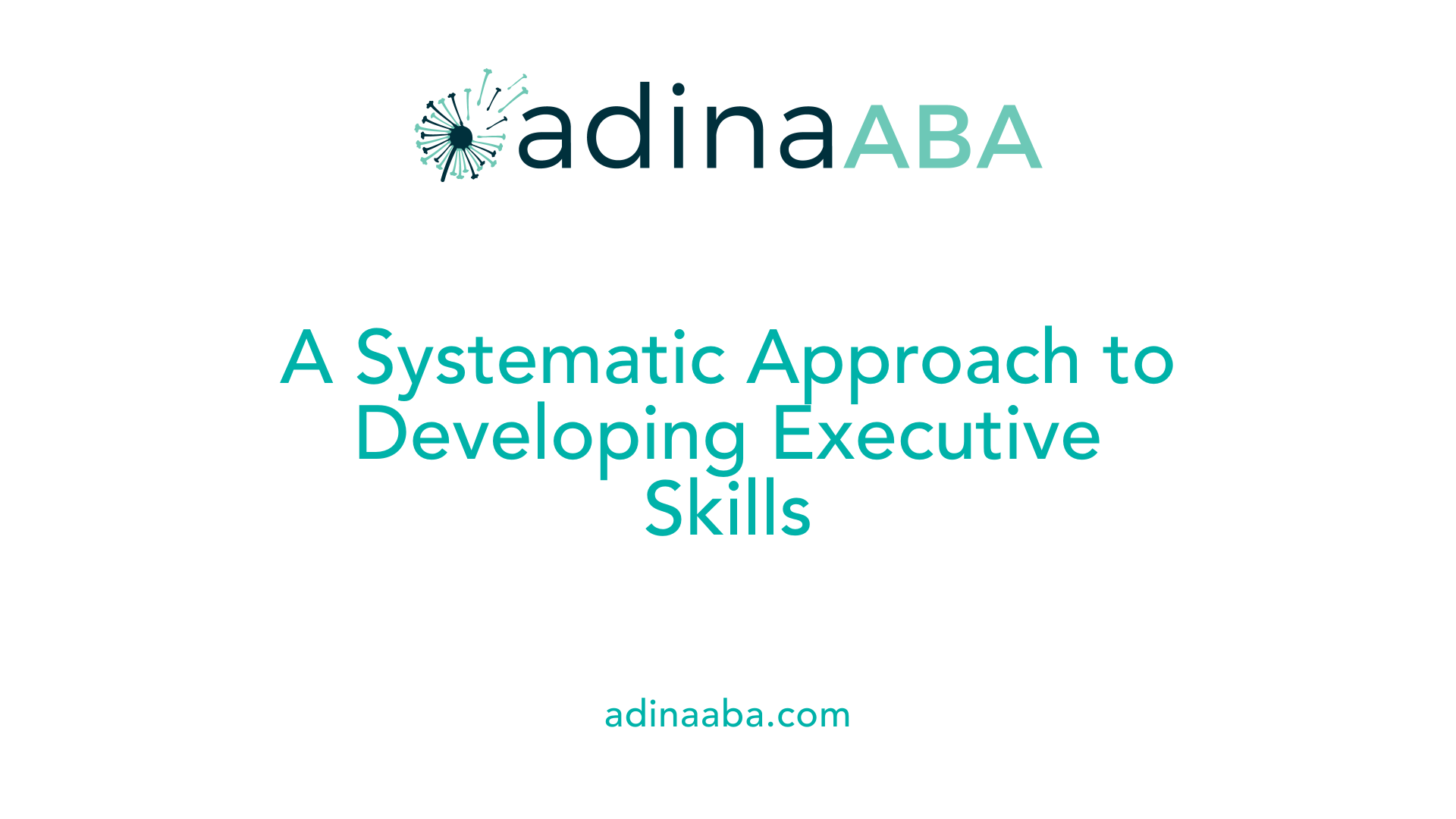 A Systematic Approach to Developing Executive Skills