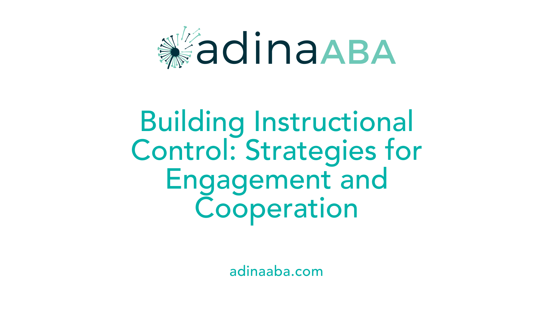 Building Instructional Control: Strategies for Engagement and Cooperation
