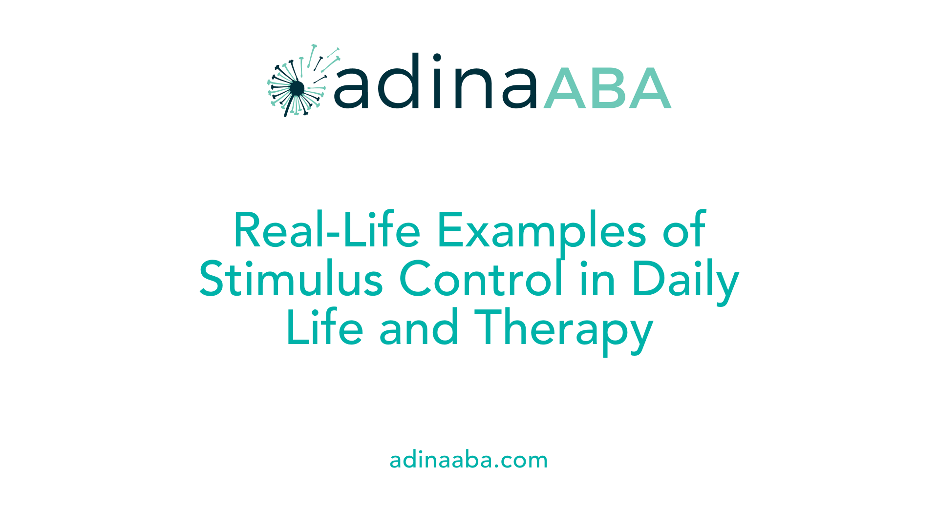 Real-Life Examples of Stimulus Control in Daily Life and Therapy