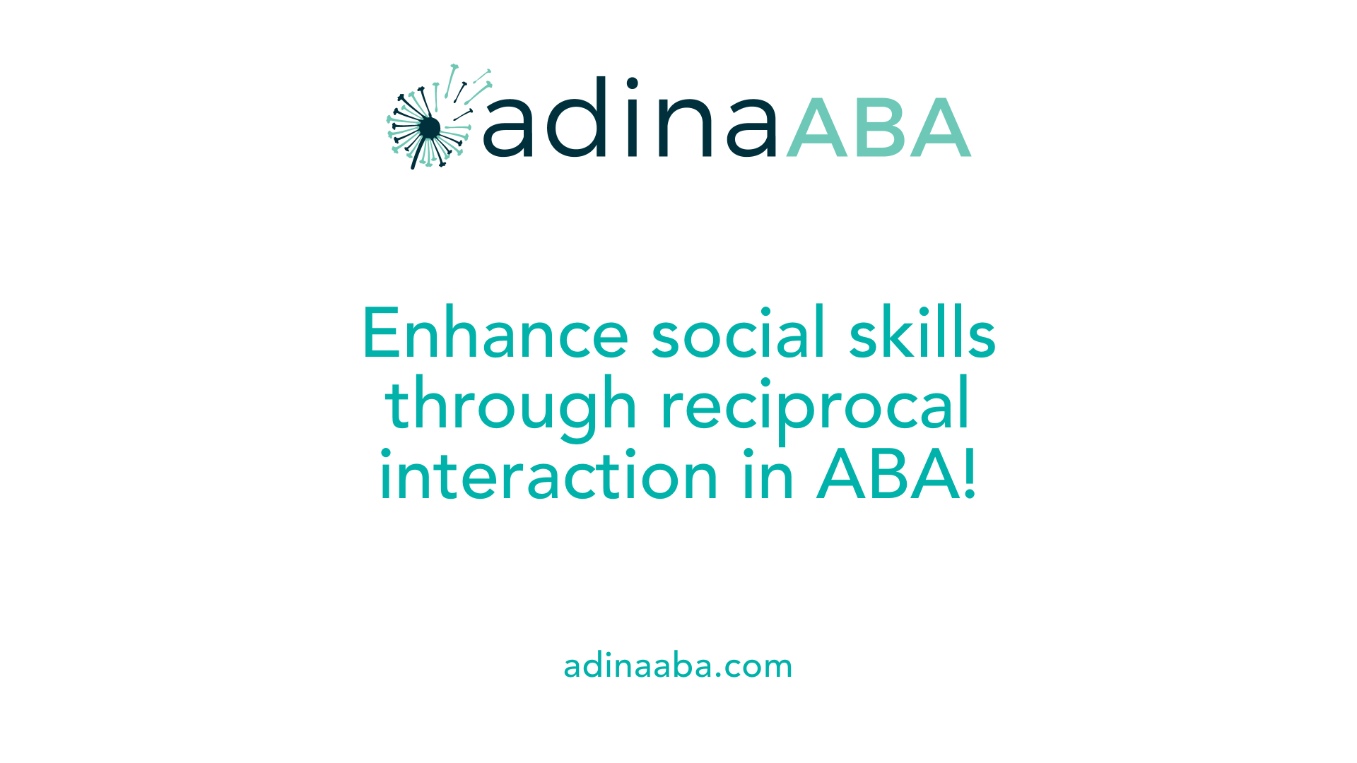 Enhance social skills through reciprocal interaction in ABA!