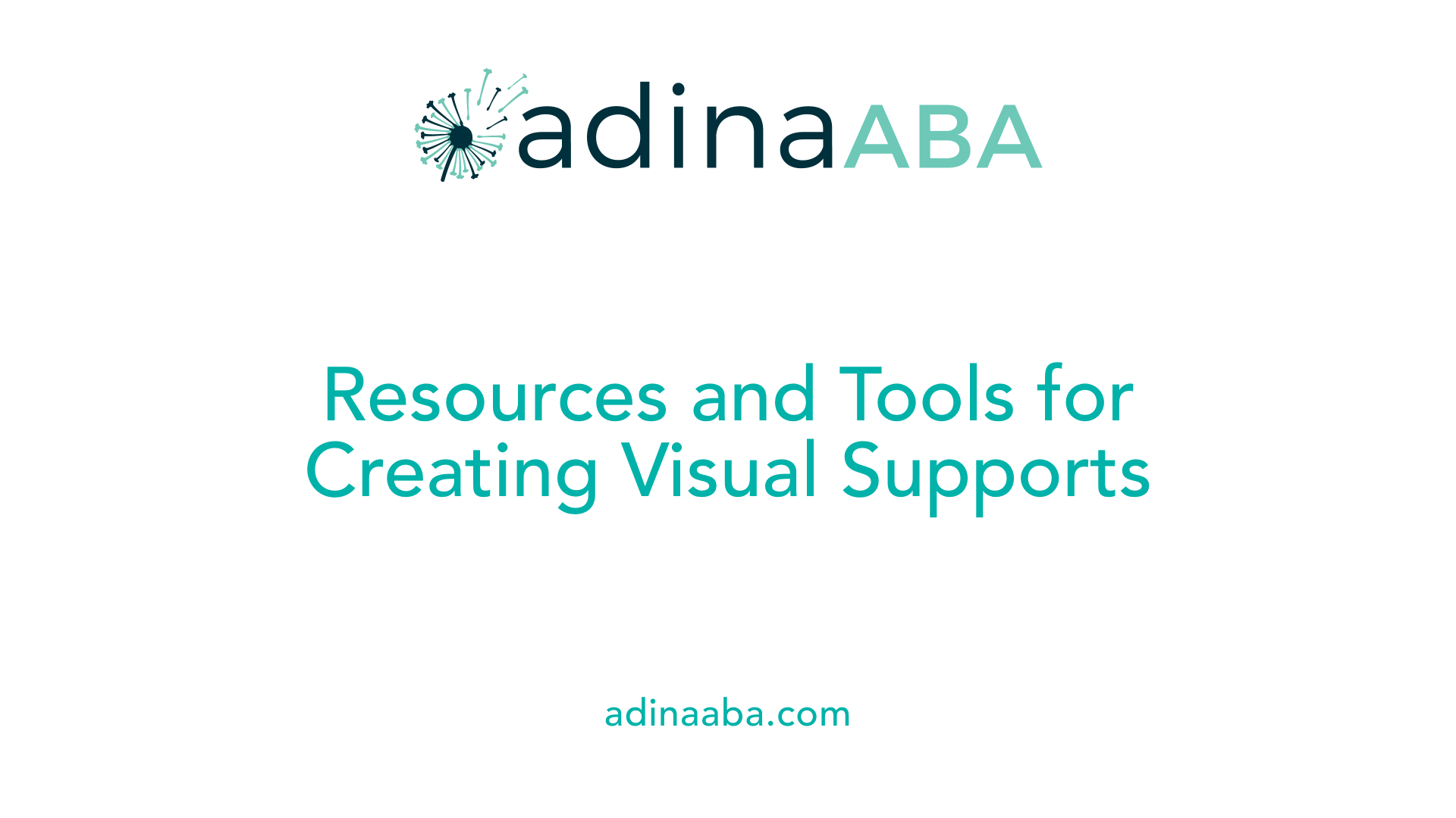 Resources and Tools for Creating Visual Supports