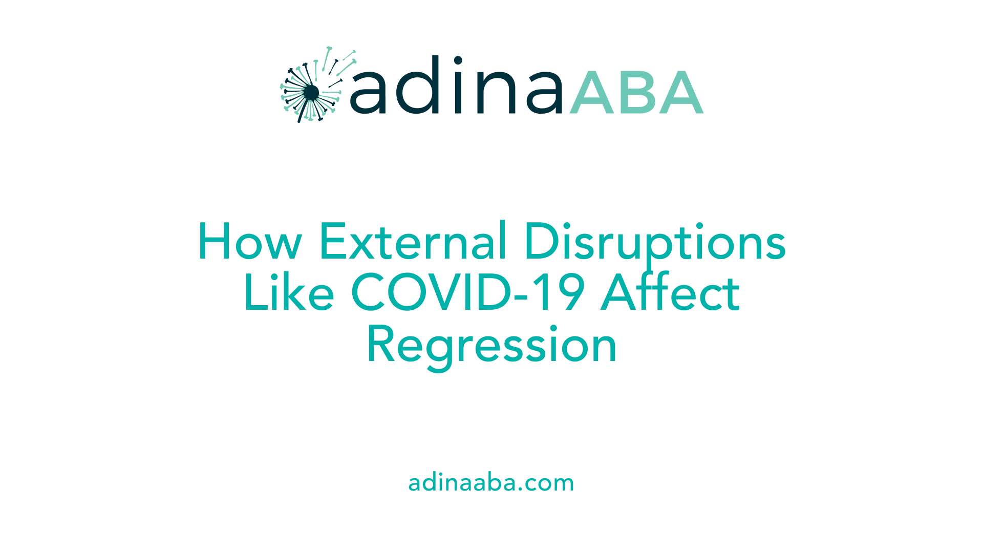 How External Disruptions Like COVID-19 Affect Regression