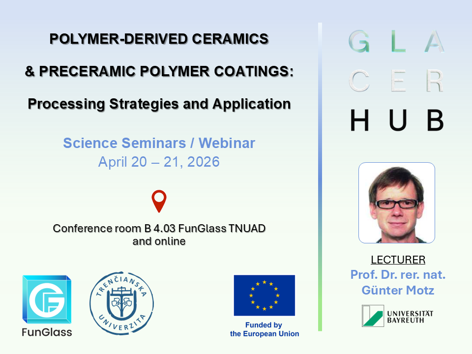 Polymer-Derived Ceramics and Preceramic Polymer Coatings: Processing Strategies and Application – Webinar Series