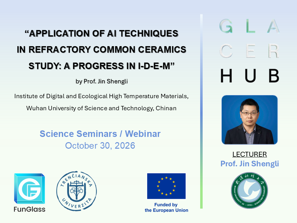 APPLICATION OF AI TECHNIQUES IN REFRACTORY COMMON CERAMICS STUDY: A PROGRESS IN I-D-E-M – Webinar Series