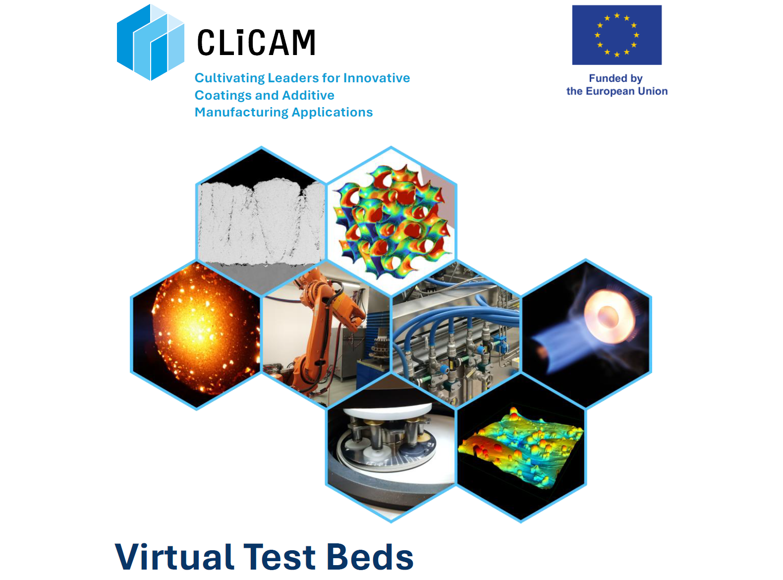 CLiCAM Virtual Test Beds: Connecting Research and Industry to Solve Materials Challenges