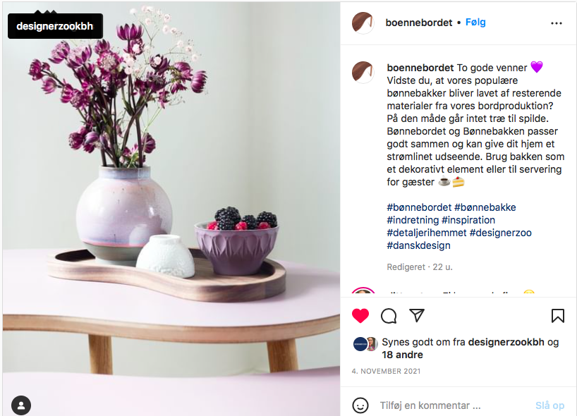 Organisk Instagram-opslag til butik og webshop