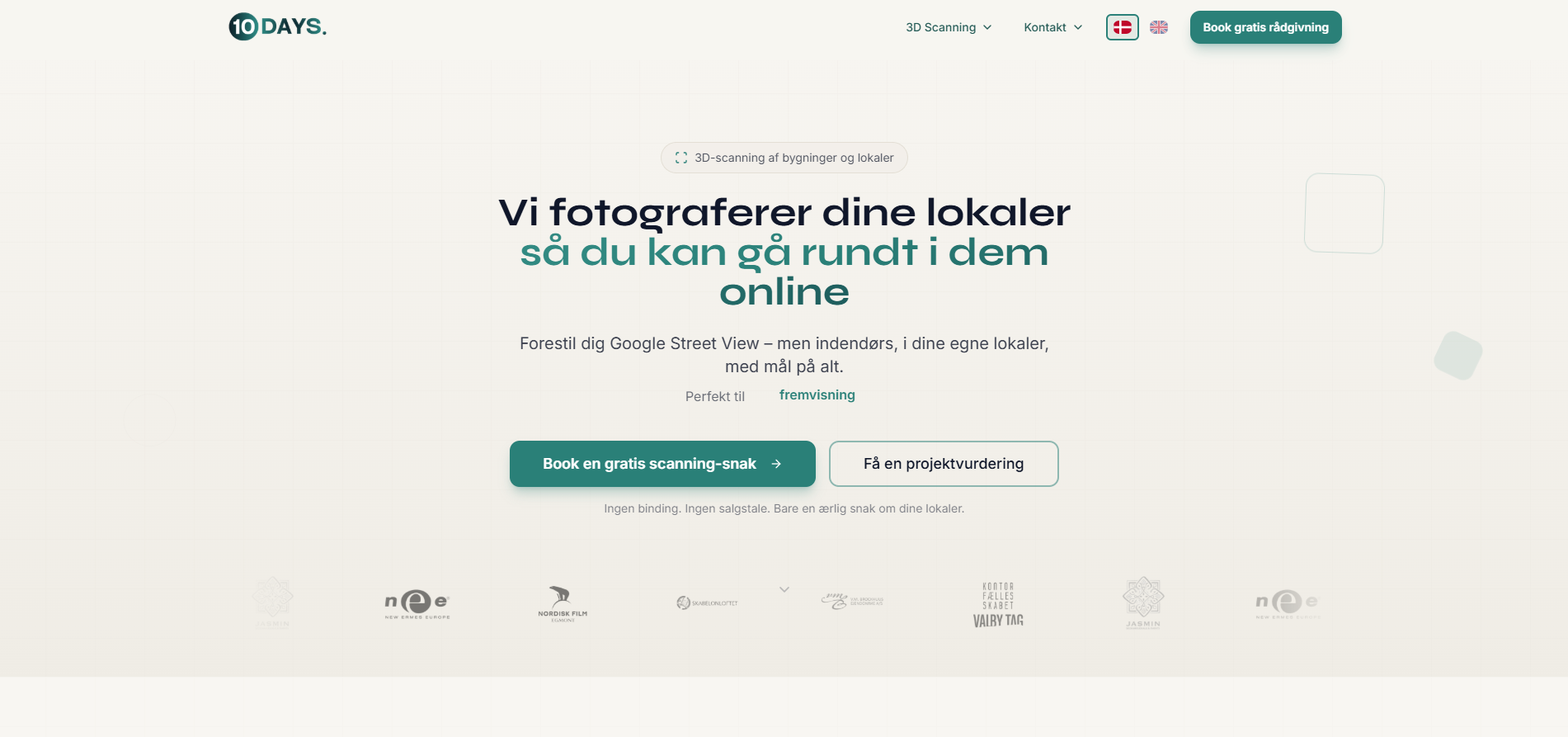Website - Tendays.dk