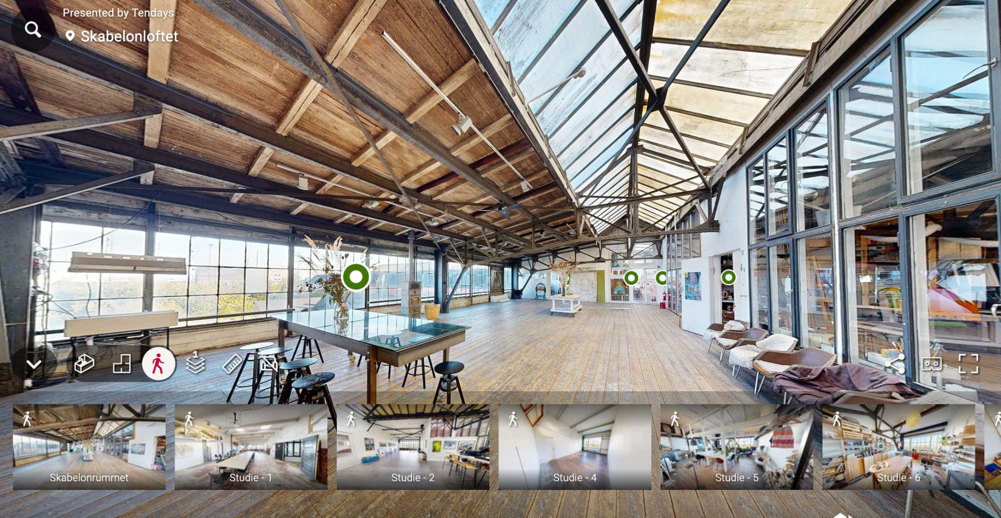 3D Visualisering af kontorfælleskab