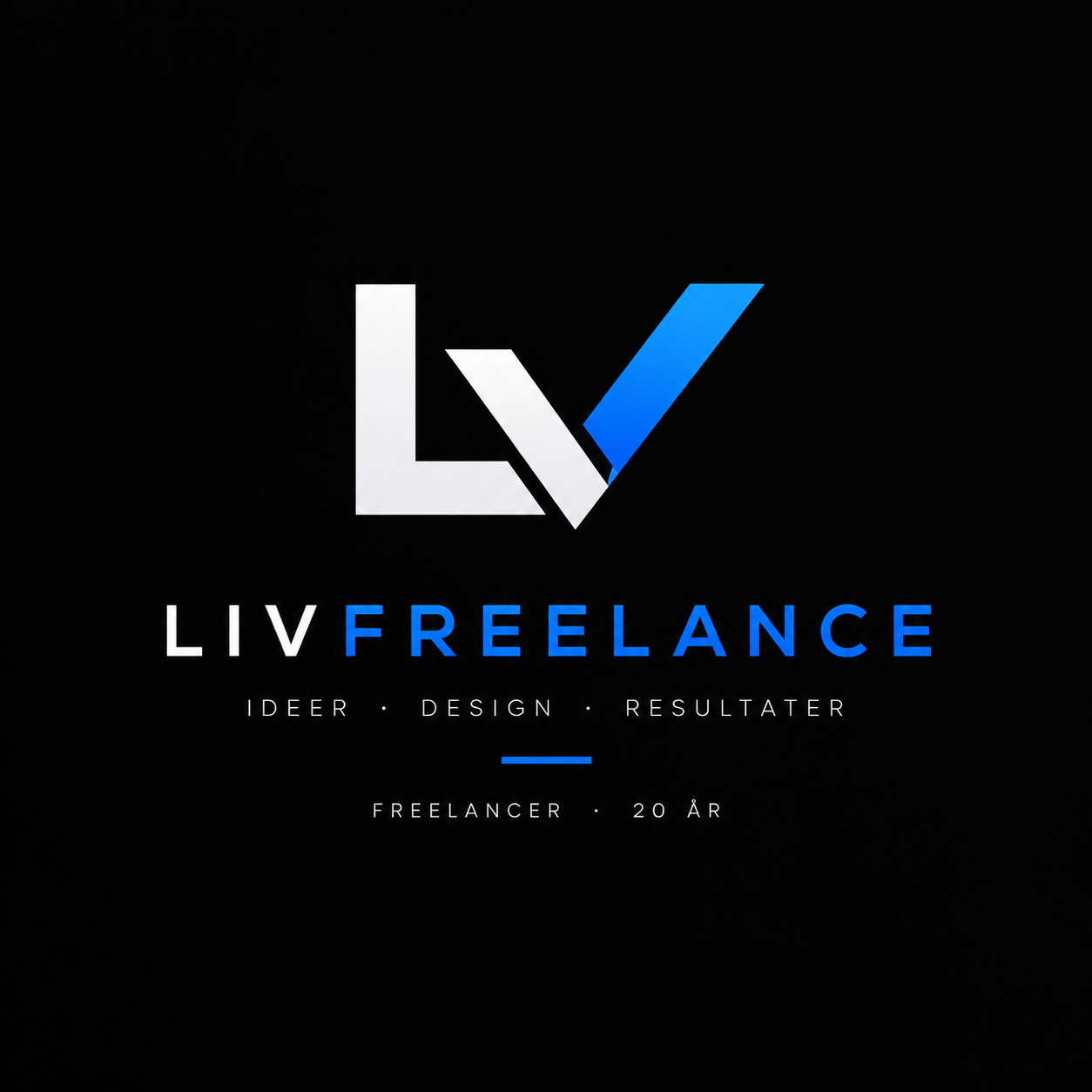 Freelancer inde for design og logoer