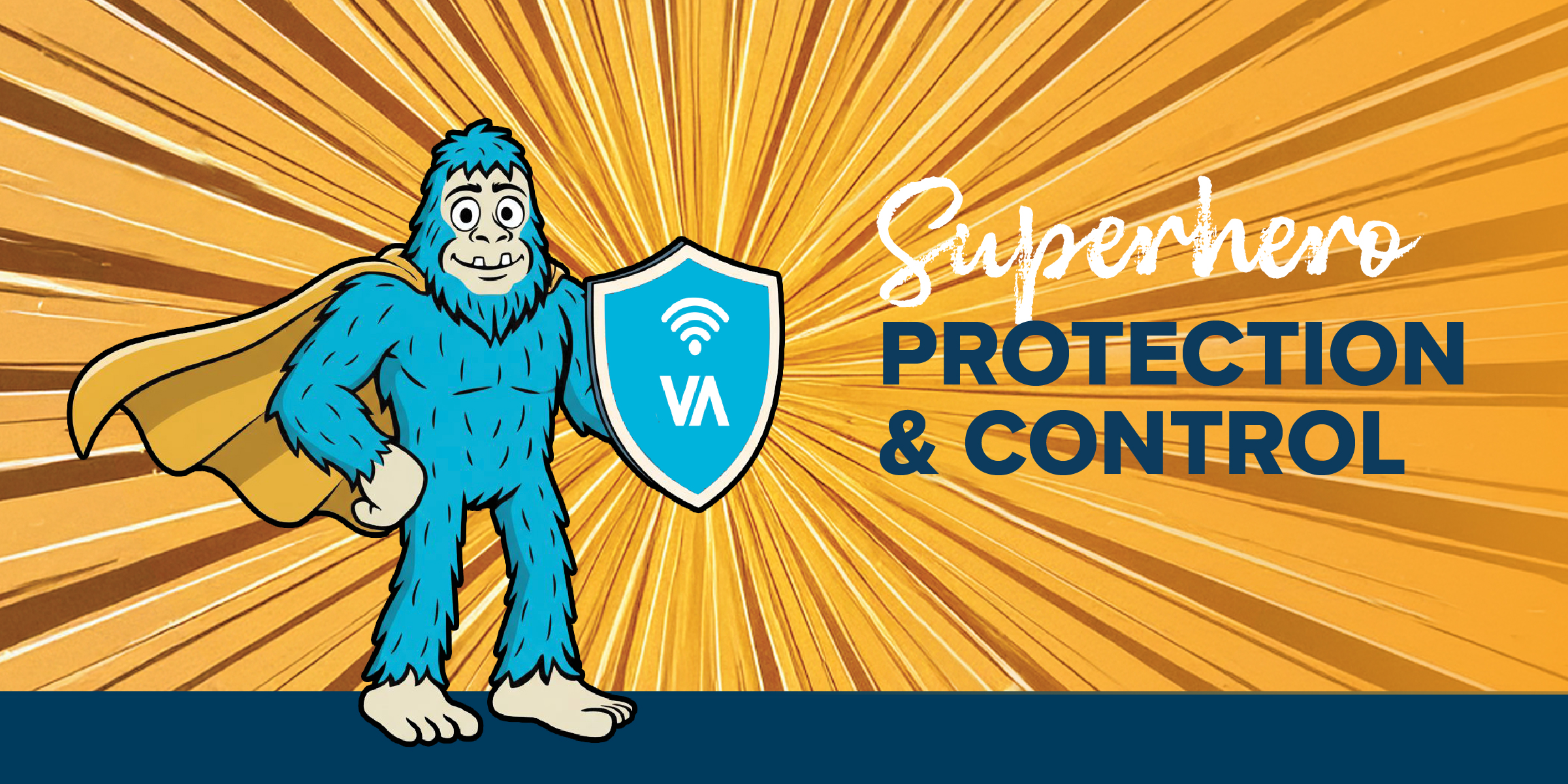 Gigfoot sporting a cape and shield