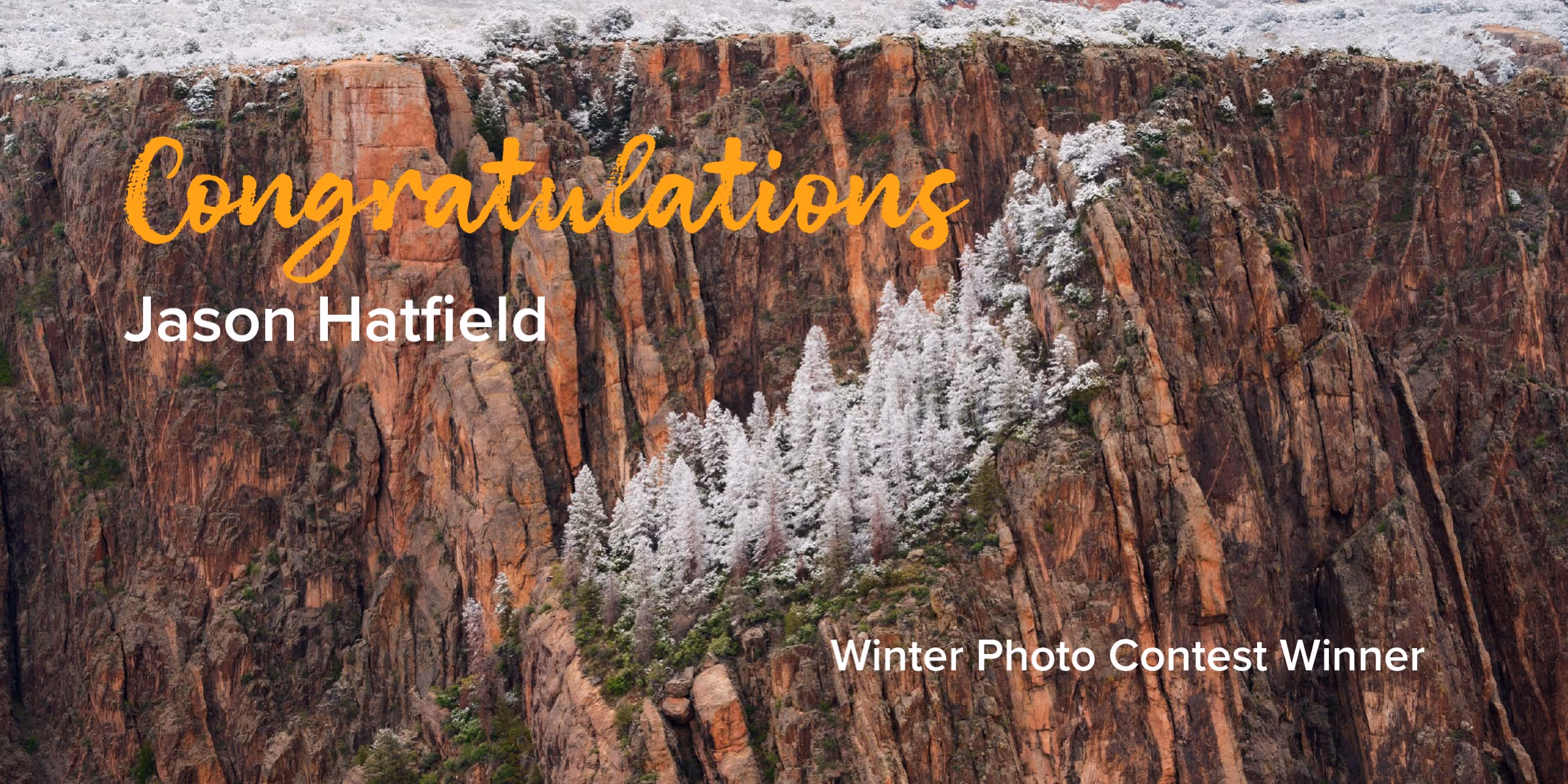 Winter light and snow cling to the walls of Black Canyon of the Gunnison, a quiet reminder that beauty persists in difficult conditions.