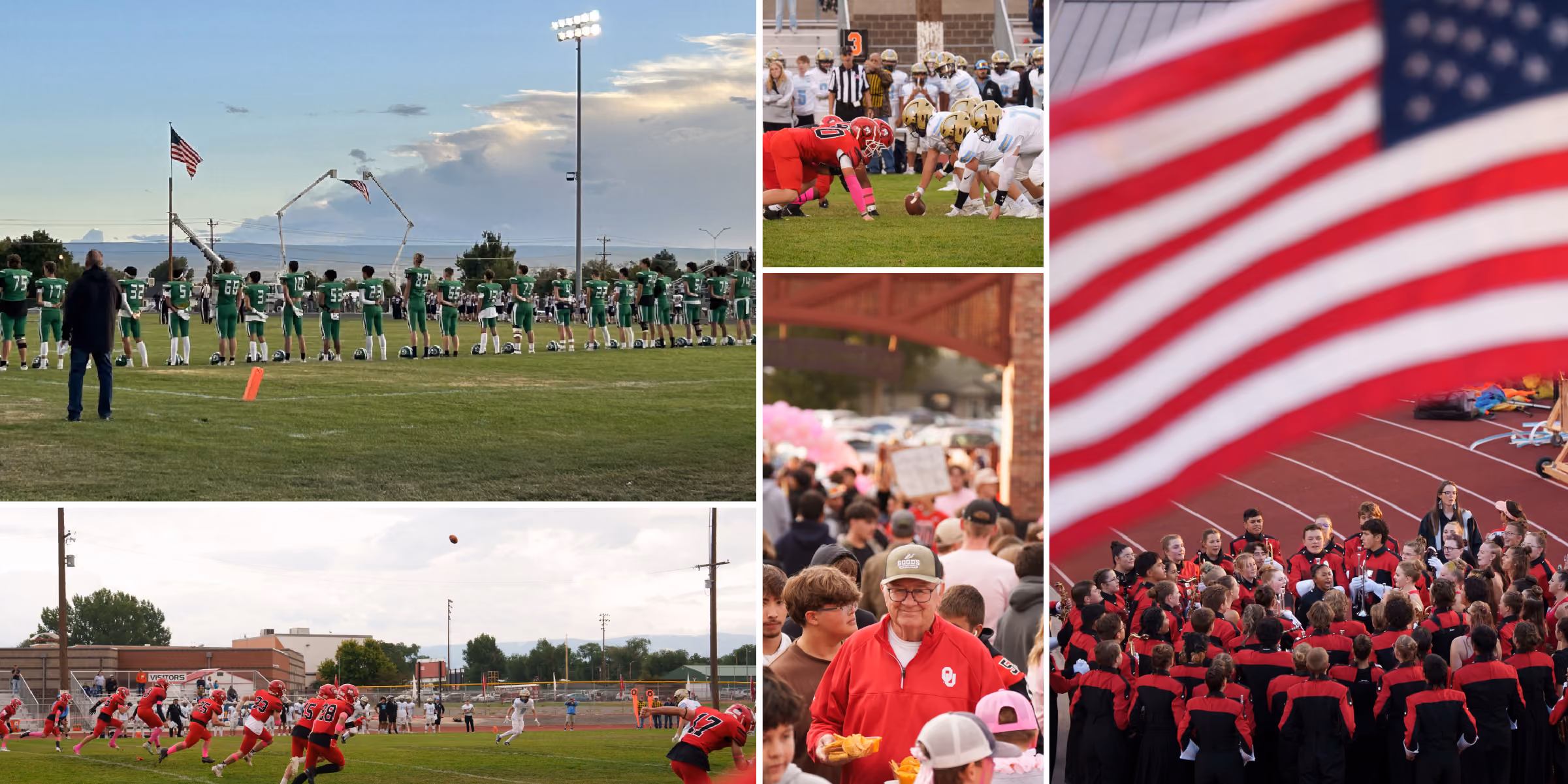 Pictures of local football players