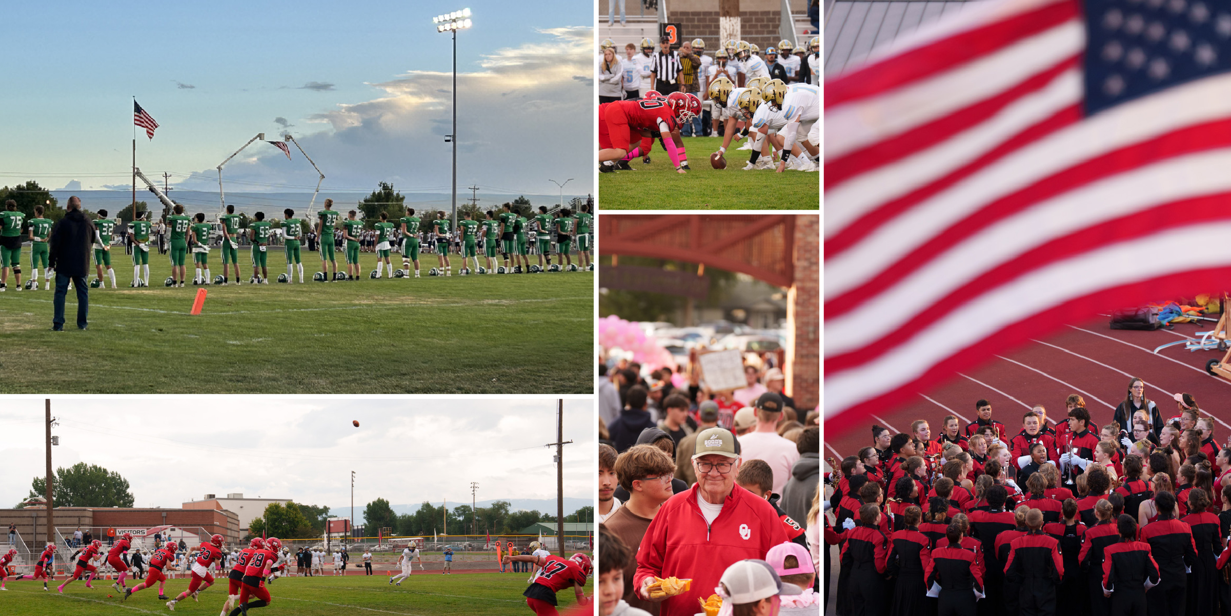 Pictures of local football players