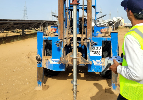 The team of Ground Screw Company