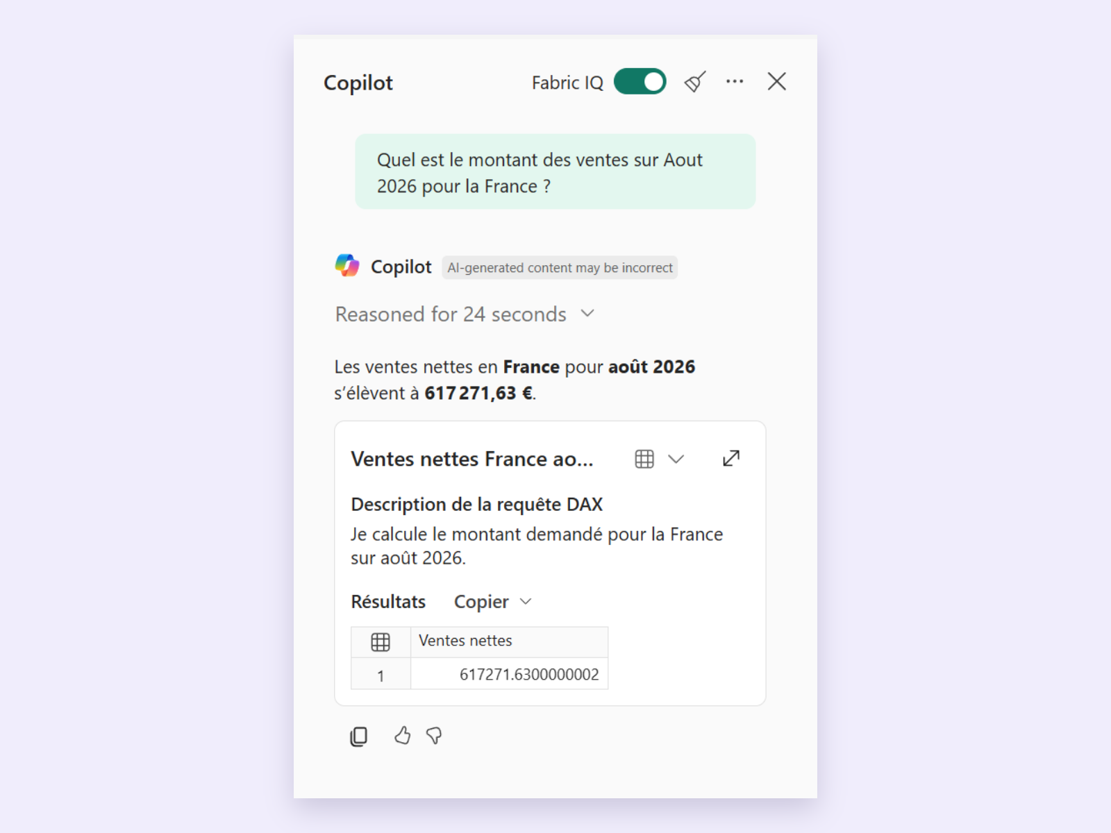 Capture d'écran du projet