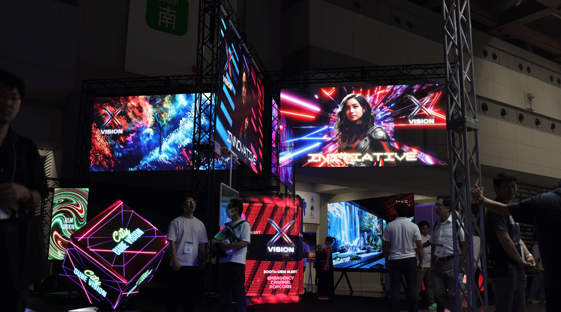 X Vision ブースの様子 (Livent 2024 展示会）