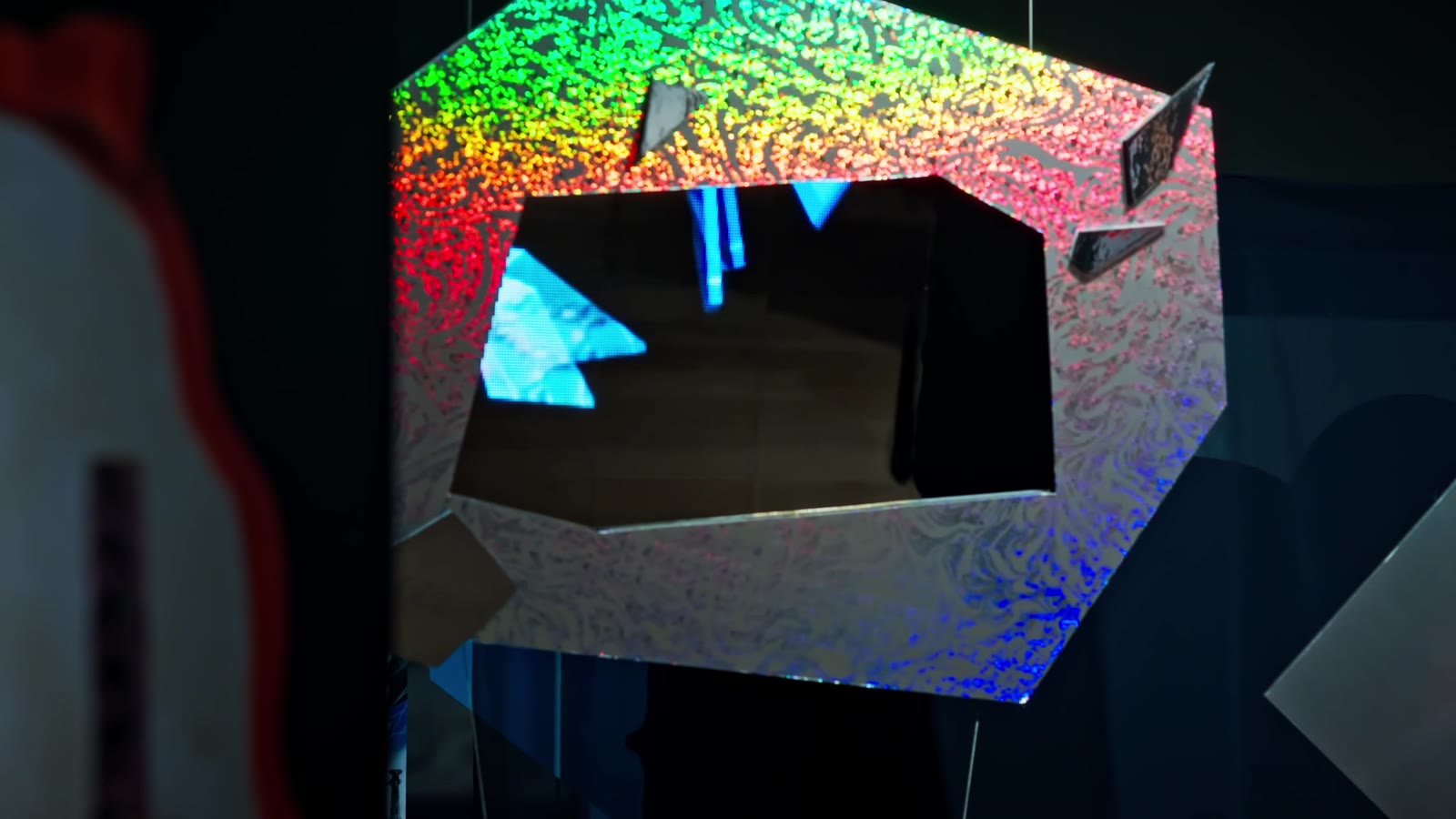 LEDを使ったアート展示