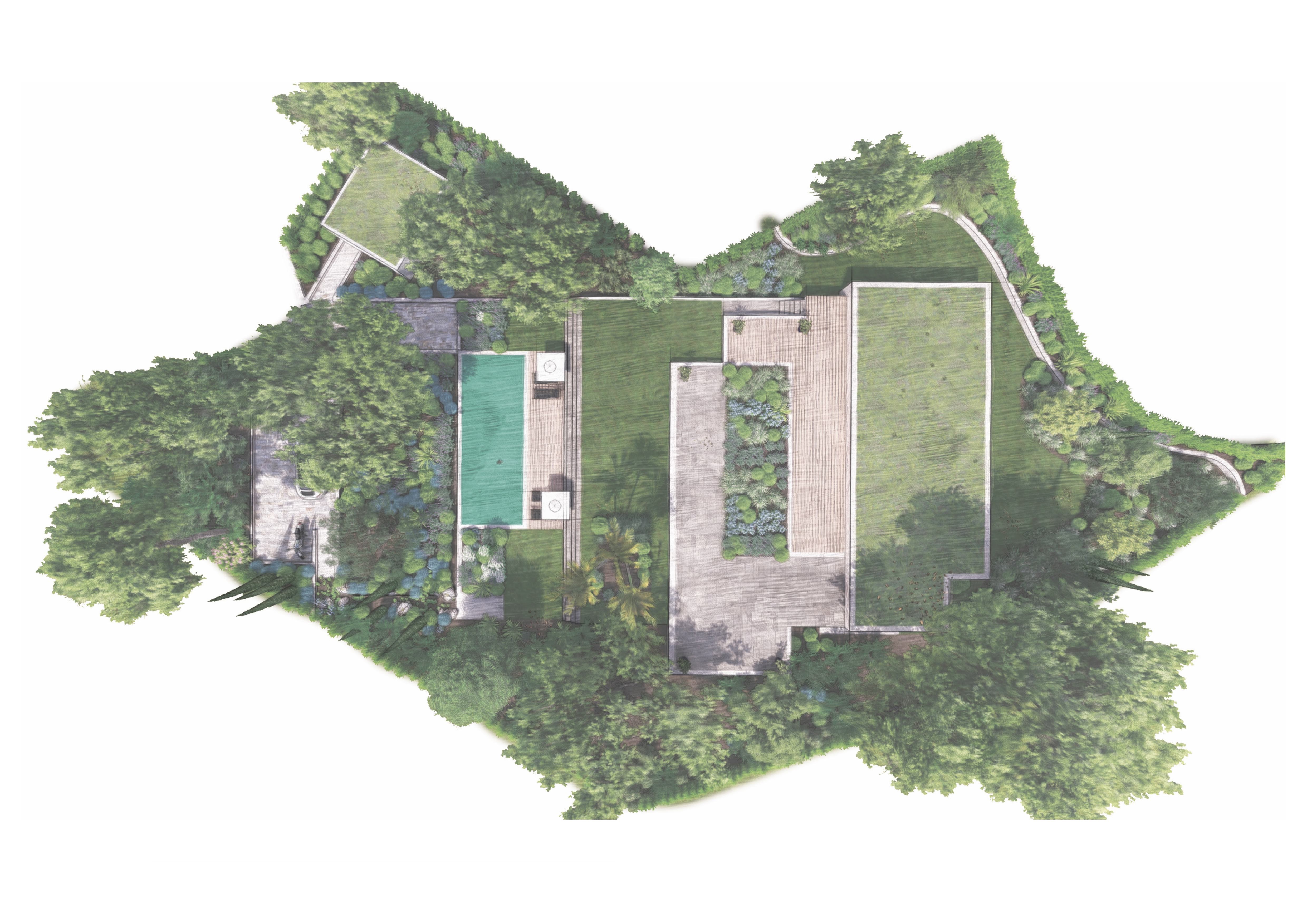 Case Study: French Villa Renovation 3D visualization