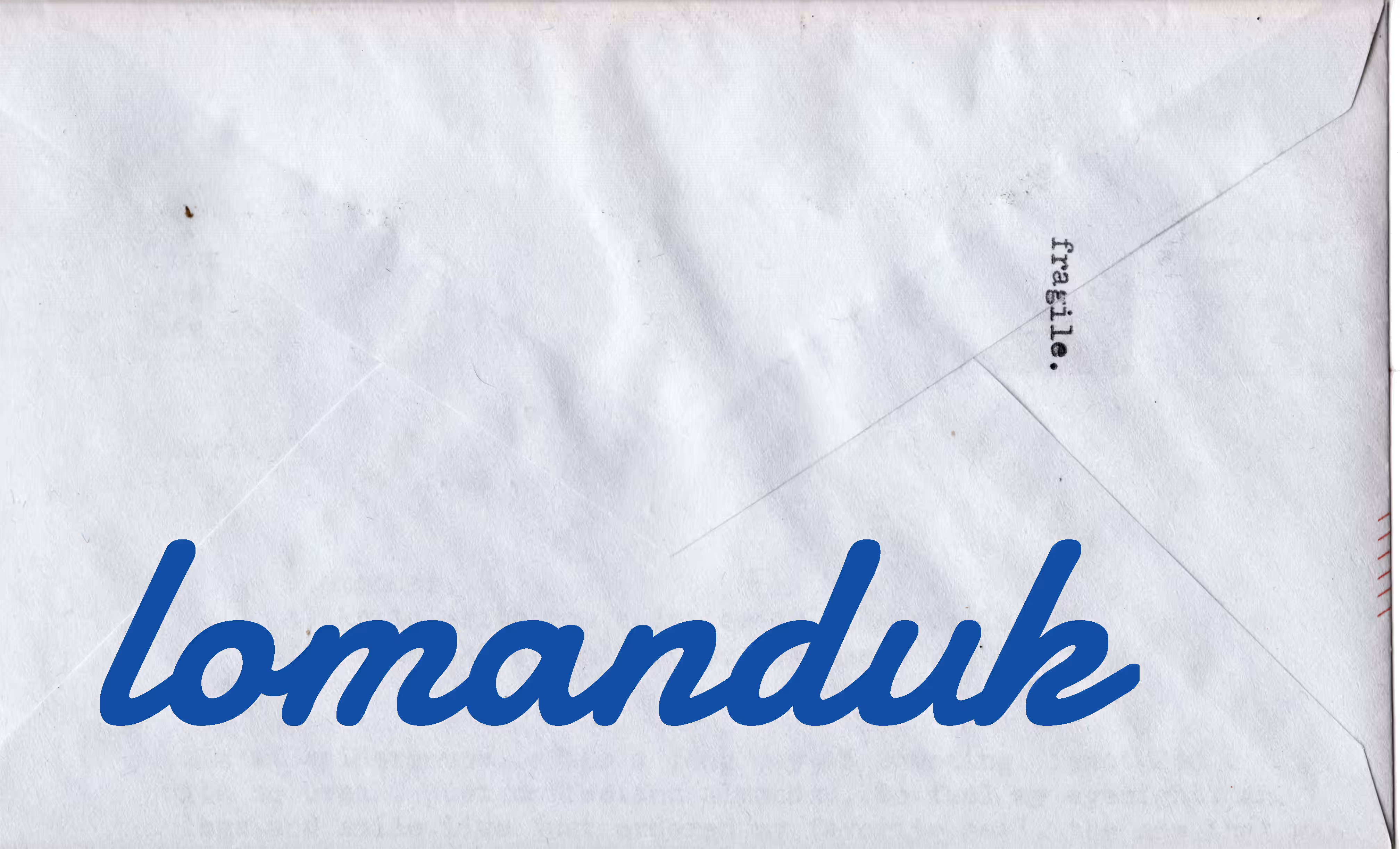 Letter in an envelope with loletter logo