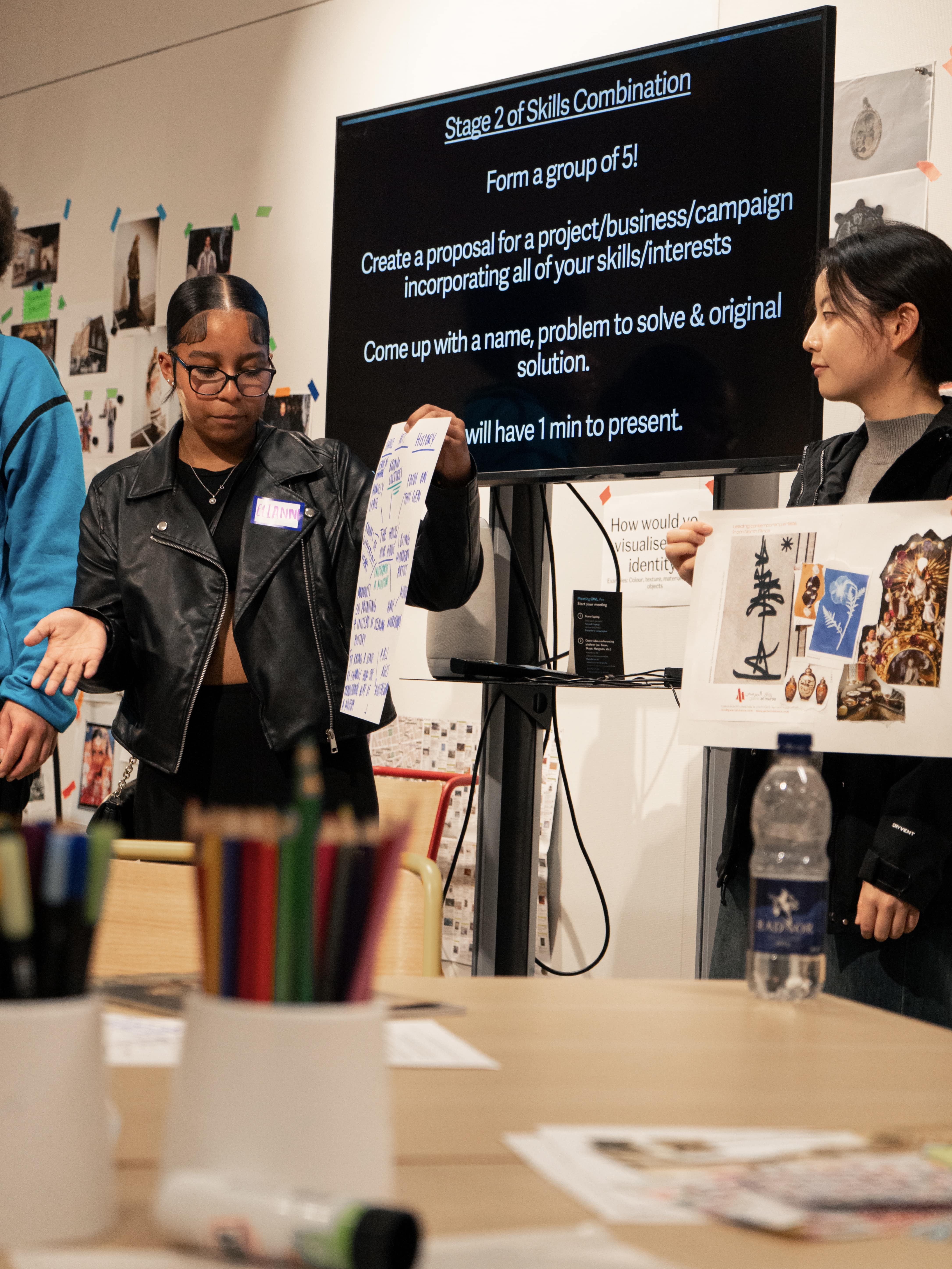 A group of black, female footballers