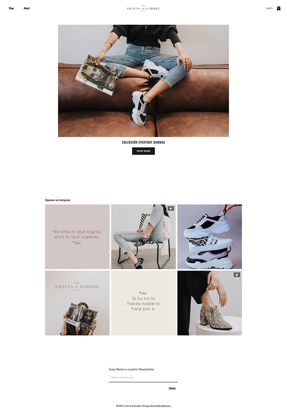 A screenshot of web page