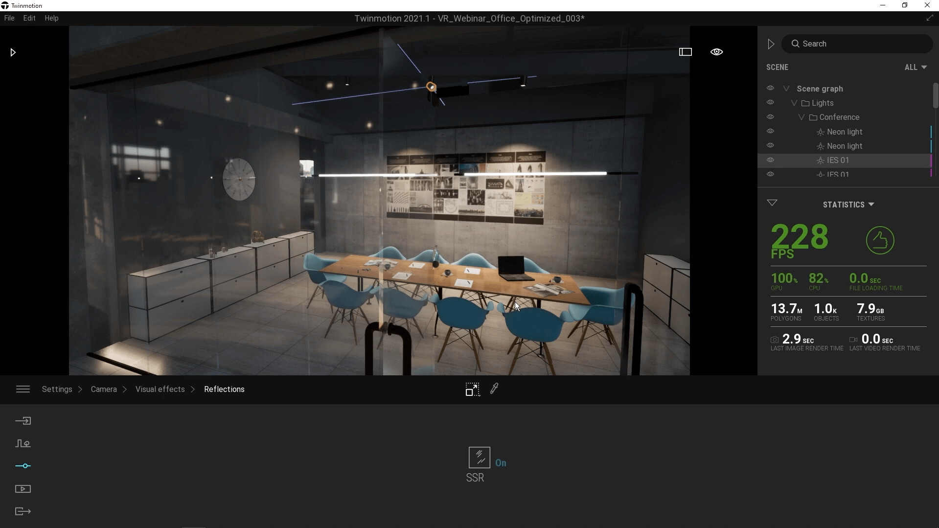Twinmotion VR features