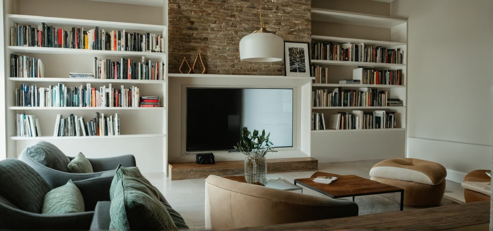 SketchUp Diffusion living room AI rendering, option 2