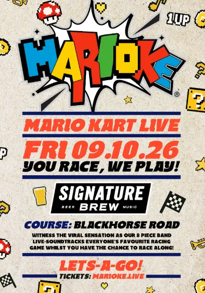 Marioke: Mario Kart ft. Live 8 Piece Band