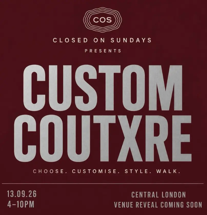 CLOSED ON SUNDAYS presents: CUSTOM COUTXRE