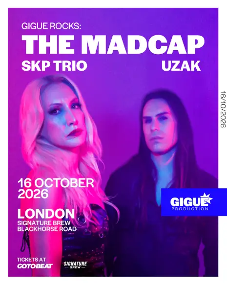 GIGUE ROCKS PRESENTS: THE MADCAP + SKP TRIO + UZAK