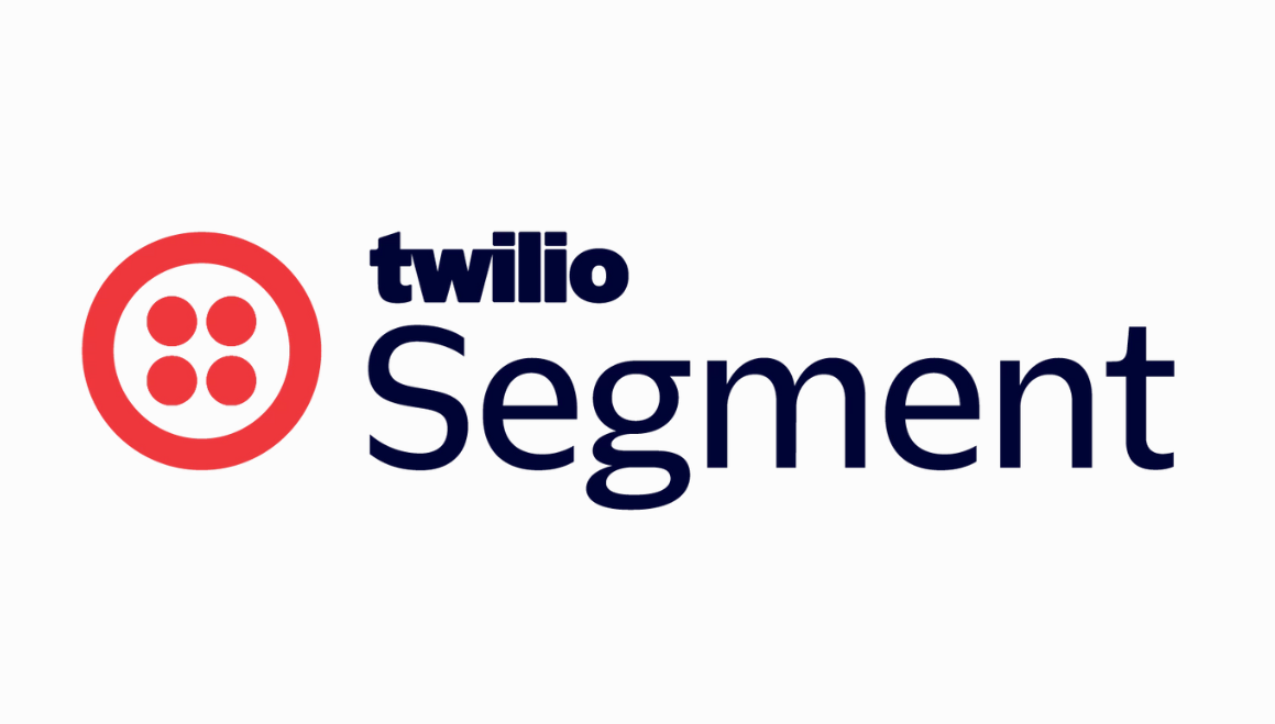 Twilio Segment logo with red circular icon and text.