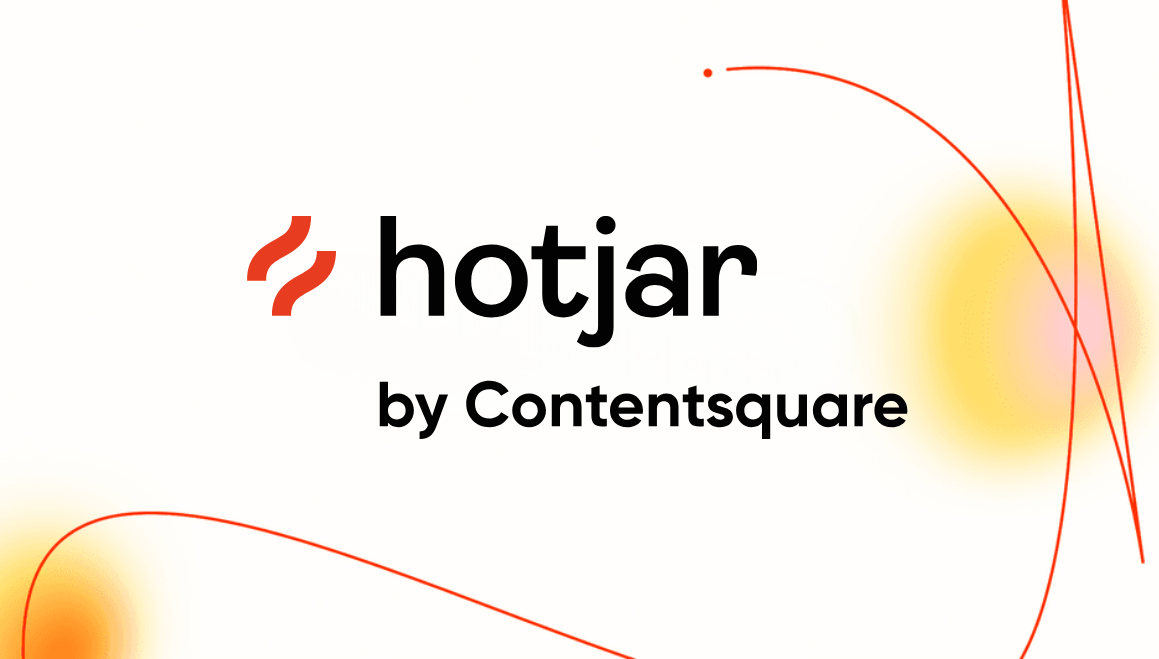 Hotjar logo with two red curved lines followed by the text 'hotjar' and 'by Contentsquare' underneath.